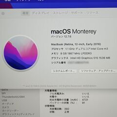 【超軽量920g】MacBook 12インチ 2016 すぐ使えるフルセット（ハブ・充電器付）の画像