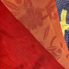 リバーシブル半幅帯　新品　いかがでしょうか？の画像