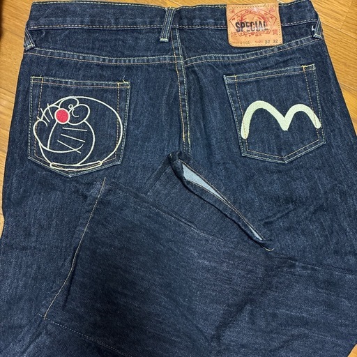 郵送相談可　美品　EVISU　エヴィスヤ　ジーンズ　ジーパン　ドラえもん　