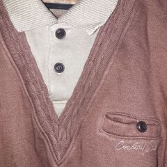 重ね着風トレーナーの画像