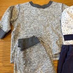 80センチパジャマ2点セットの画像