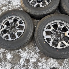 【バナナ苫小牧】 ジムニーシエラ 純正ホイール＆ダンロップ GRANDTREK AT20 195/80R15 2023年製 新品同様 4本セット♪の画像