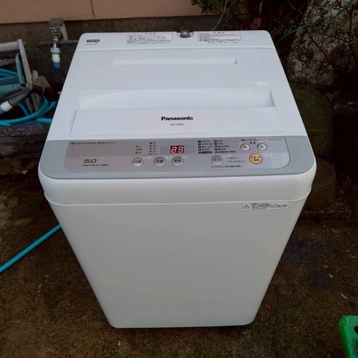 【良品】パナソニック 5kg 洗濯機 風乾燥 2017年製 引き取り限定