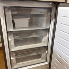 1月10日まで。動作品◇Haier/ハイアール 冷凍冷蔵庫 JR-27B 2023年製 270L◇2ドア/シルバー系の画像