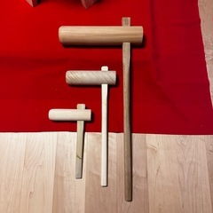 石臼&杵3本セットの画像