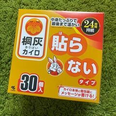 カイロ　貼らないカイロ　桐灰の画像