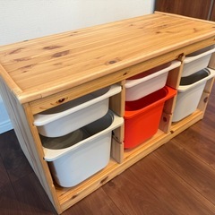 　こども部屋　収納　IKEA トロファスト の画像