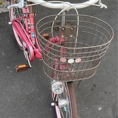 子供用自転車　ガールズ 20インチ 変速なし オートライト ピンクゴールドの画像