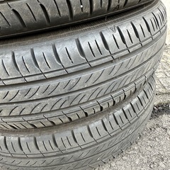 国産夏タイヤ155/65r14ダンロップの画像