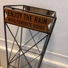 ヴィンテージ風　アイアン傘立ての画像