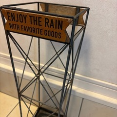 ヴィンテージ風　アイアン傘立ての画像