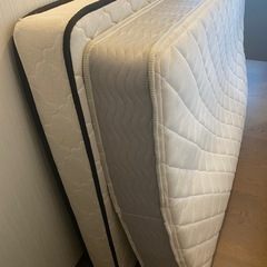 セミダブル マットレス　2枚セットの画像