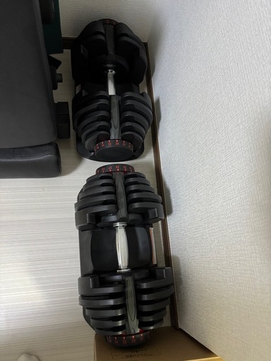可変式ダンベル、ベンチ台