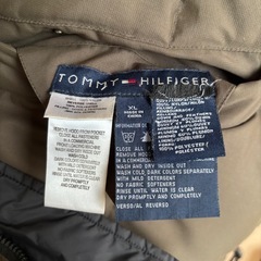 90’当時物 TOMMY HILFIGERリバーシブルだうんダウンの画像