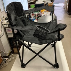 W2512-770 折りたたみアームチェア　ドリンクホルダー付き　中古の画像