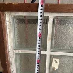 ガラスブロックの造作物の画像