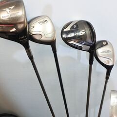 【KSD/Door/00】ゴルフセット１式・キャディバッグ ブリヂストン　ブラック系　中古品の画像