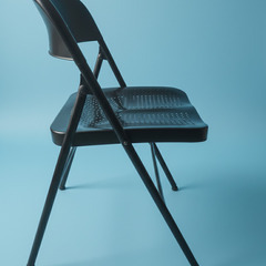 IKEA パイプ椅子　中古　美品の画像