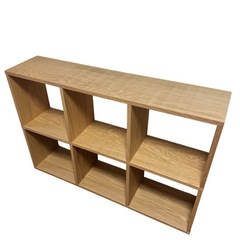 無印良品　スタッキングシェルフ3×2の画像