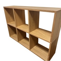 無印良品　スタッキングシェルフ3×2の画像