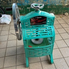 かき氷機　レトロの画像