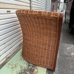 ラタン★レトロな椅子★の画像