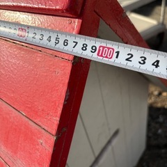 犬小屋　しっかりした手づくり品　ペンキハゲありの画像