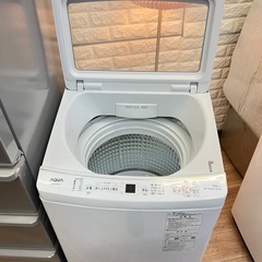 ②格安で配送設置まで🆗AQUA冷蔵庫355L AQUA洗濯機7.0kg✨✨大容量セット‼️の画像