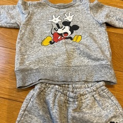 ディズニーセットアップ90センチの画像