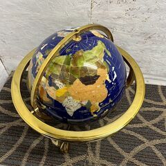 アンティーク 地球儀 方位磁針付き ヴィンテージ インテリア コレクション オブジェ アンティーク コンパス付き A1061の画像