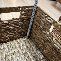 ニトリ　収納かご2つセットの画像