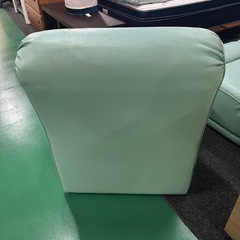 シングルソファ 1人掛け ミントグリーン 幅60cm【1点1000円】の画像
