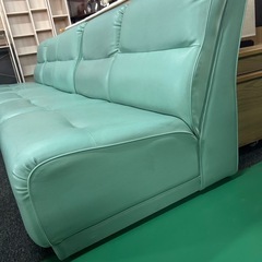シングルソファ 1人掛け ミントグリーン 幅60cm【1点1000円】の画像
