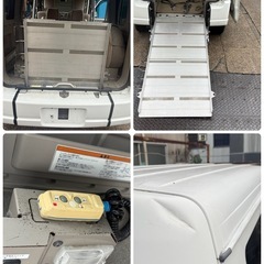 ⭐︎年末セール‼️エブリーワゴン　スローパー！　車椅子仕様　後席付き！事故歴なしの画像