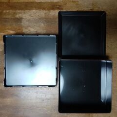 プラスチック製ミニ二段重箱の画像