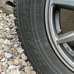 スタッドレスタイヤ　ホイール付き　145/80R13　　の画像