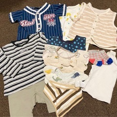 男の子服　20点ほど　まとめ売り　50〜80cm　の画像