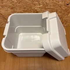 【無印良品】頑丈収納ボックス 小 ホワイトグレー①の画像