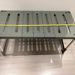 押入れ収納棚　幅伸縮の画像