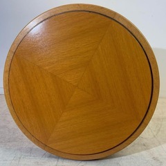 在庫3台　アンティーク調　コーヒーテーブル　カフェテーブル　丸テーブル　木製の画像