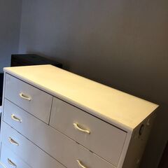 タンス　白　【お渡し期間限定　2026/1/7～1/20まで】の画像
