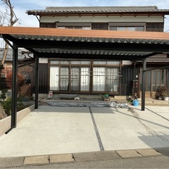 カーポート、デッキ、フェンスの画像