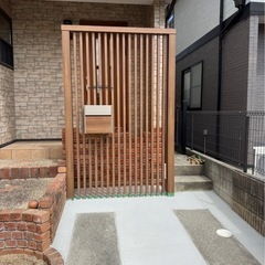 カーポート、デッキ、フェンスの画像