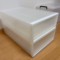 無印 収納ケース 2セットの画像