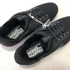 スケッチャーズ メンズ スウィフト フィット スリップオン 27.0㎝ ブラックの画像