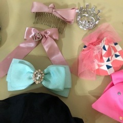 子供　リボン　シュシュ16点セットの画像