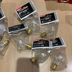 ミニクリプトン電球7個まとめての画像