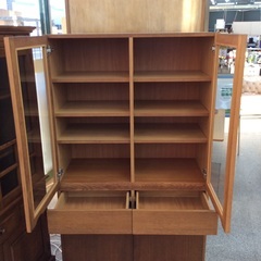 【unicoのコルソシリーズ】キャビネット unico　ミサワ　コルソ　ギャラリーボード　サイドボード ：ナチュラルの画像