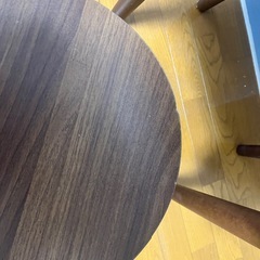 木製　ドレッサー　スツール付きの画像