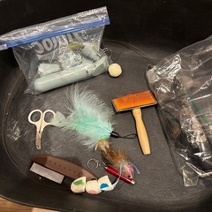 IKEA猫トイレ　猫バリカンの画像